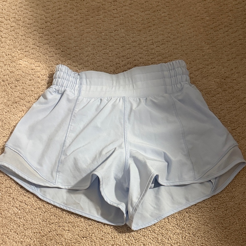 lululemon athletica Light Blue Women's Running Shorts